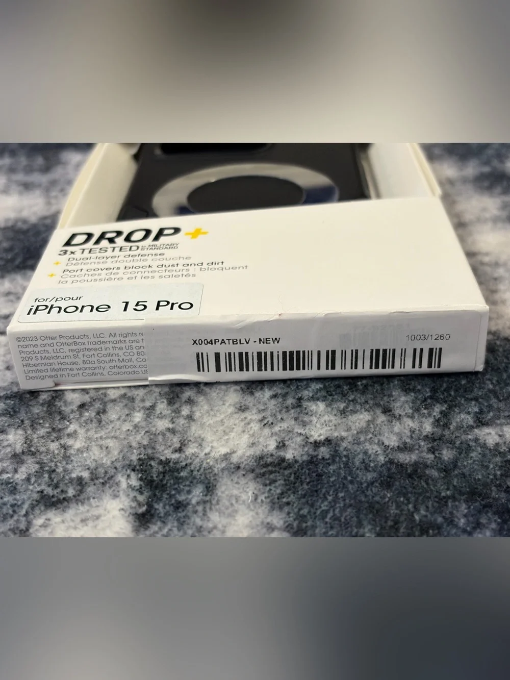 iPhone 15 Pro OtterBox Commuter Series Case Black - Used